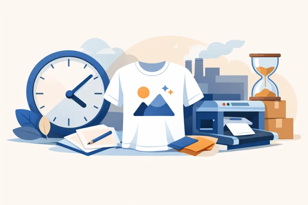 Prazo para produzir camiseta personalizada