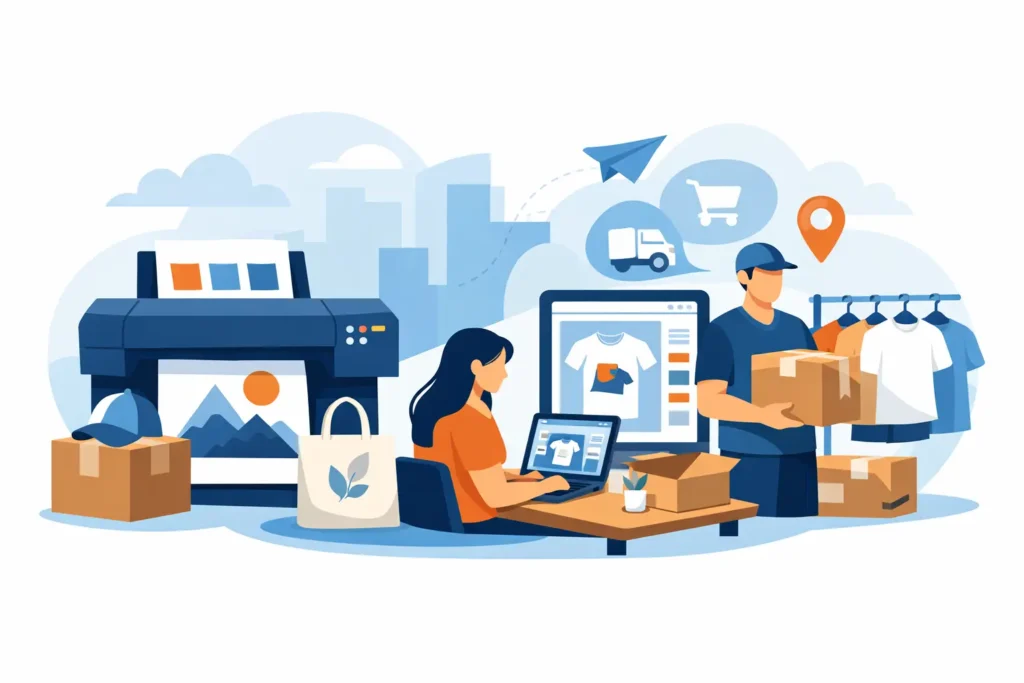 Print on demand para marcas sem estoque