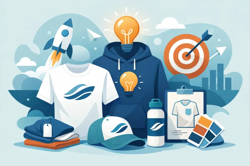 Roupas personalizadas para vender sua ideia